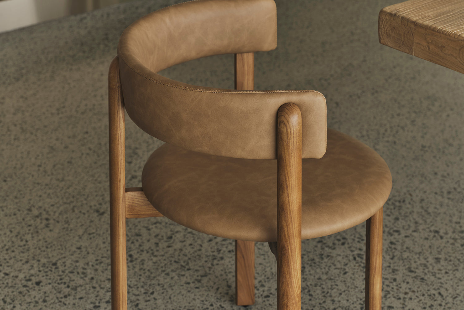Tan Bellino Dining Chair