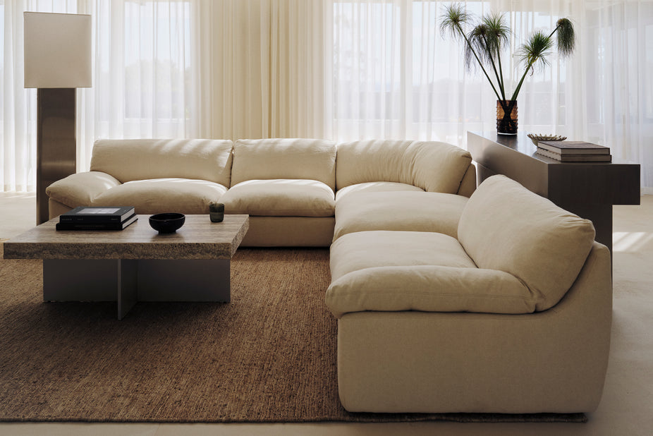 Zaha Travertine Coffee Table