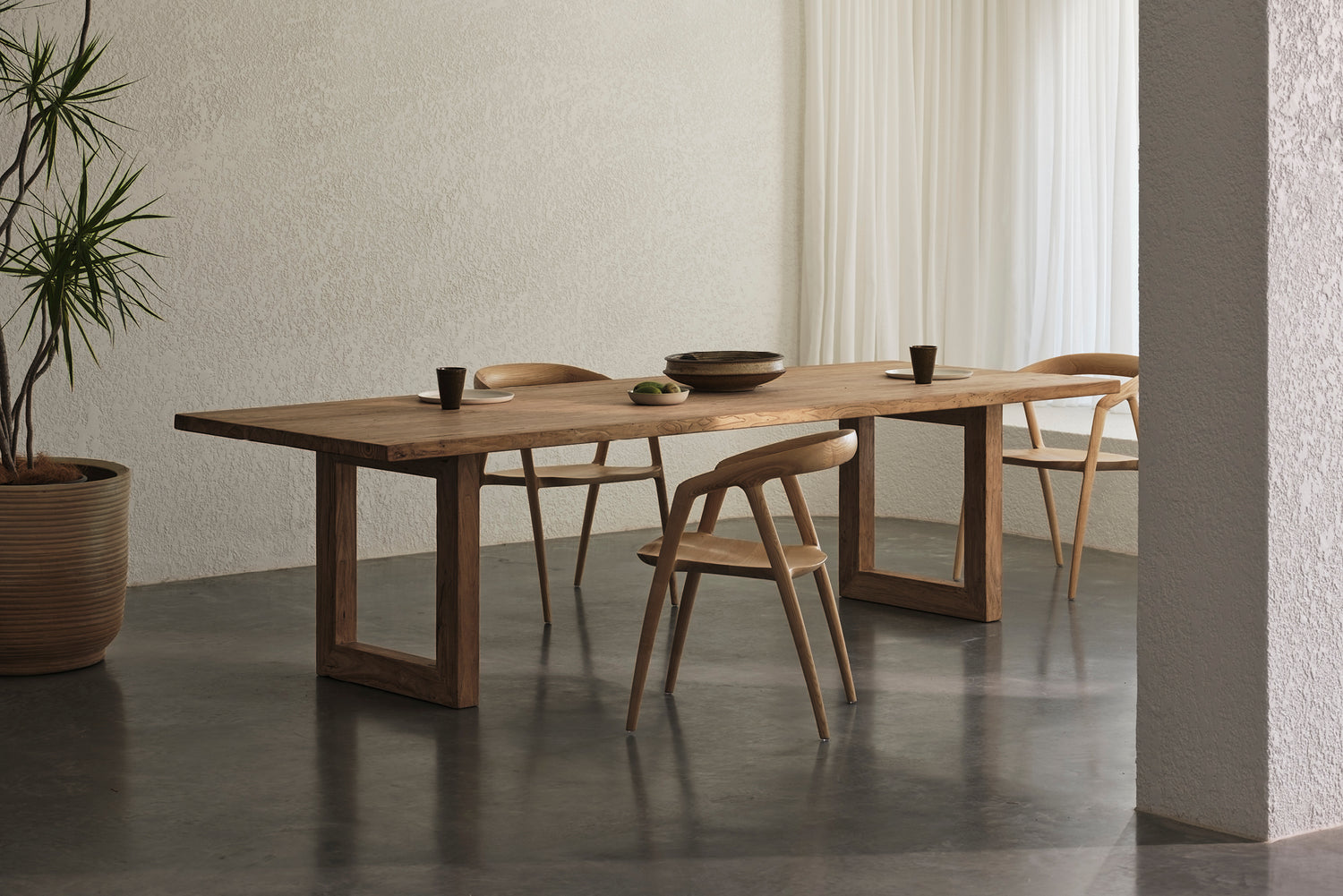 Old Elm Global Rectangular Dining Table