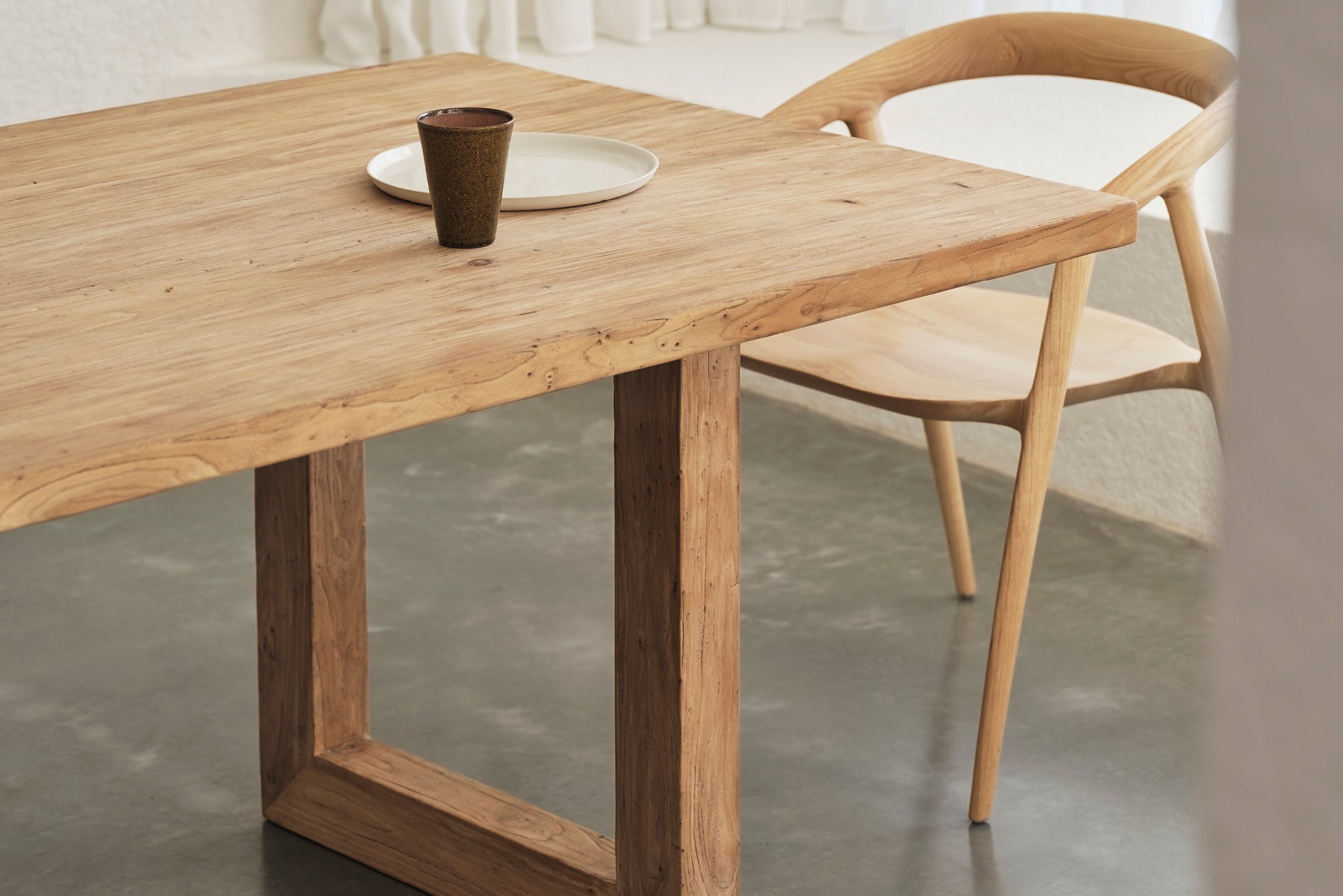 Old Elm Global Rectangular Dining Table