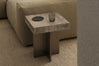 Zaha Travertine Side Table