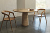 Travertine Kora Round Dining Table