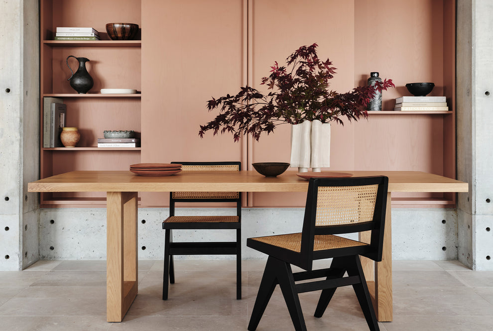 Solid Oak Global Rectangular Dining Table