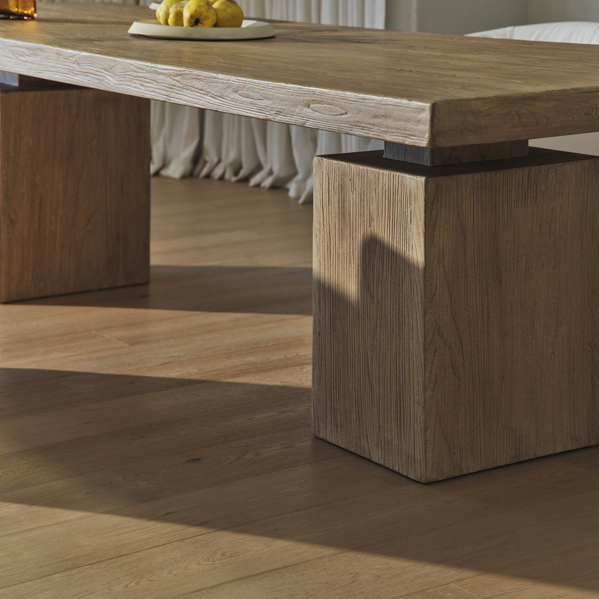 Aged Elm Bossi Rectangular Dining Table