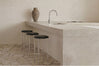 Bellino Counter Stool with Stainless Steel Frame