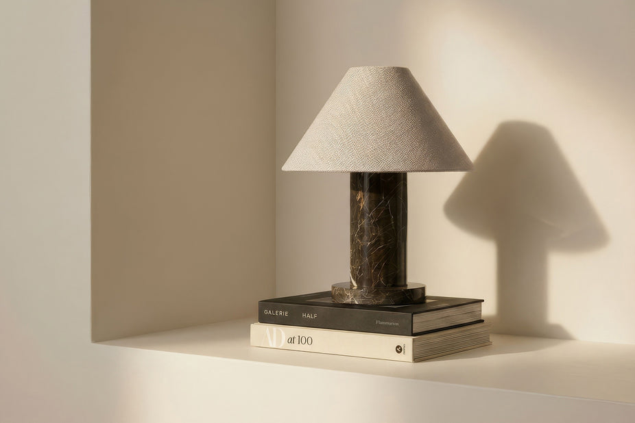 Khaki Brown Paton Table Lamp