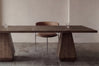 Tan Bellino Dining Chair Stainless Steel Legs
