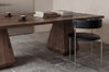 Midnight Black Bellino Dining Chair Stainless Steel Legs