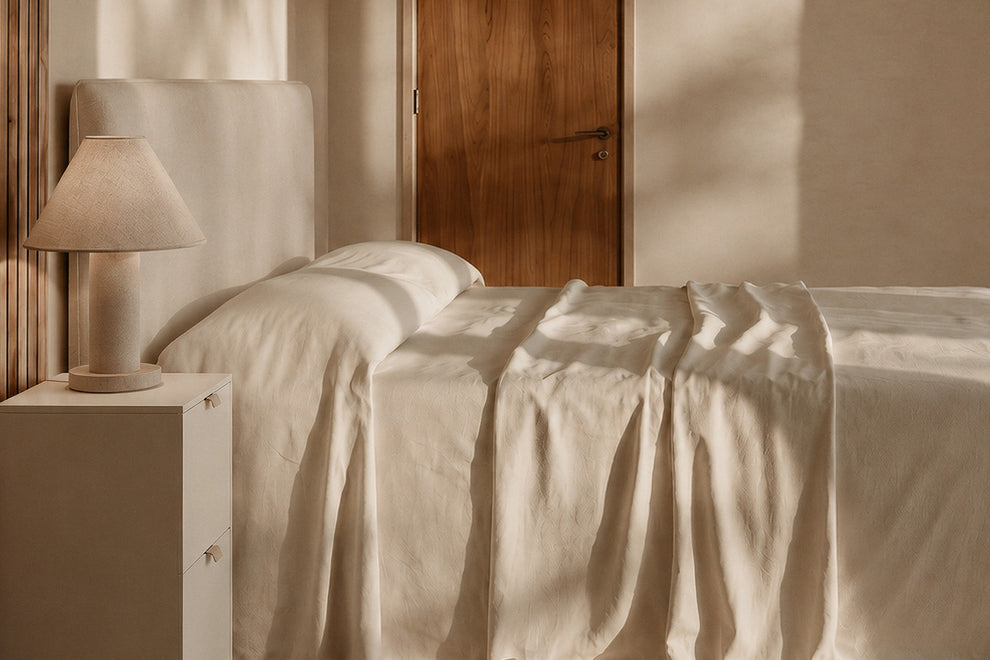Natural Linen Paton Table Lamp