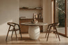 Rustic Blanc Olay Round Dining Table