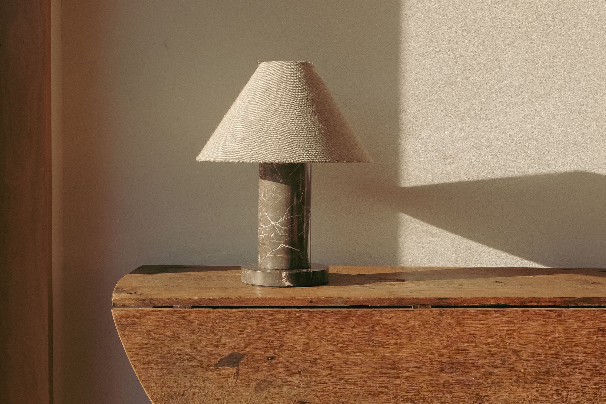 Khaki Brown Paton Table Lamp