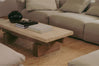 Travertine Rocco Rectangle Coffee Table