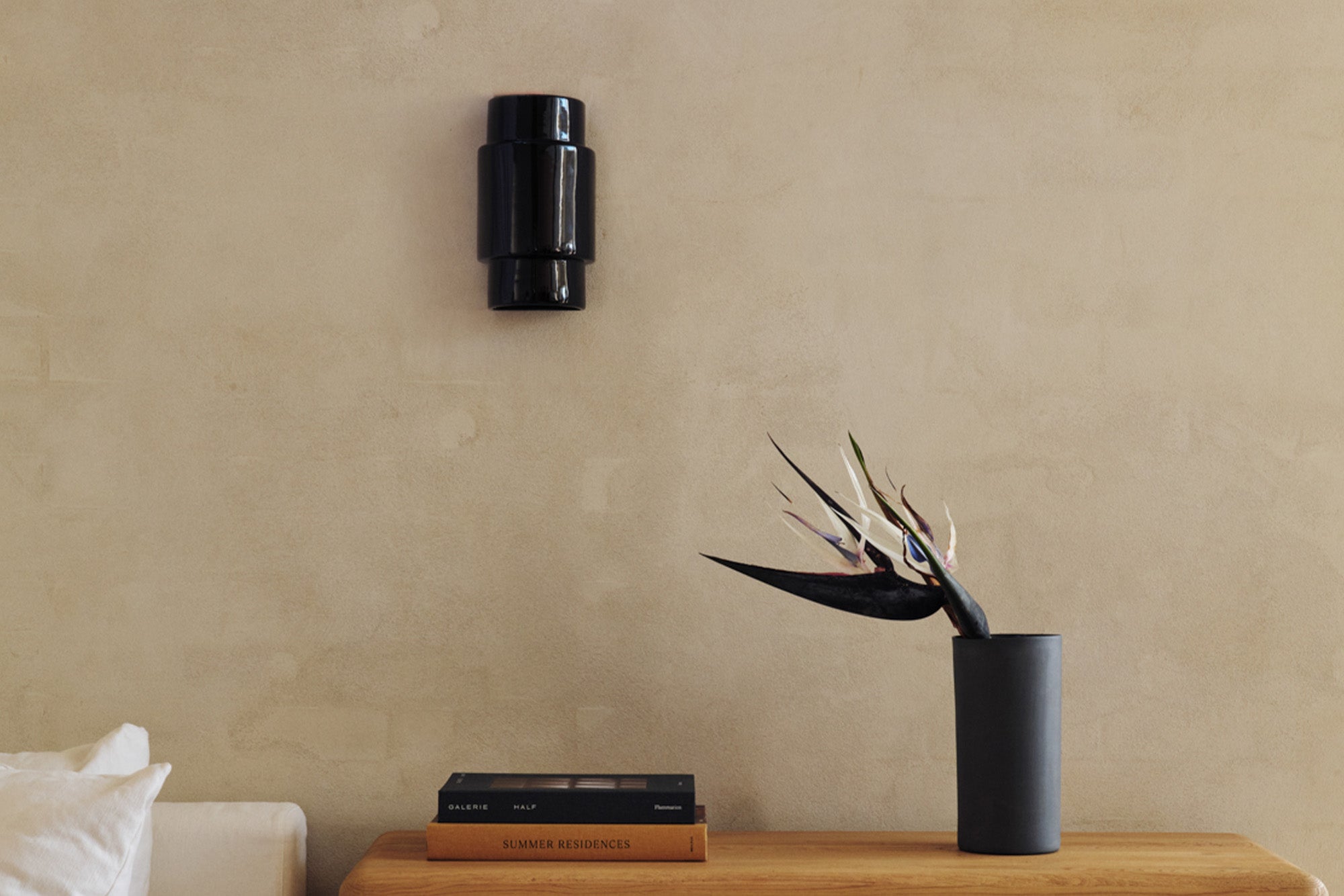 Black Vertex Wall Sconce