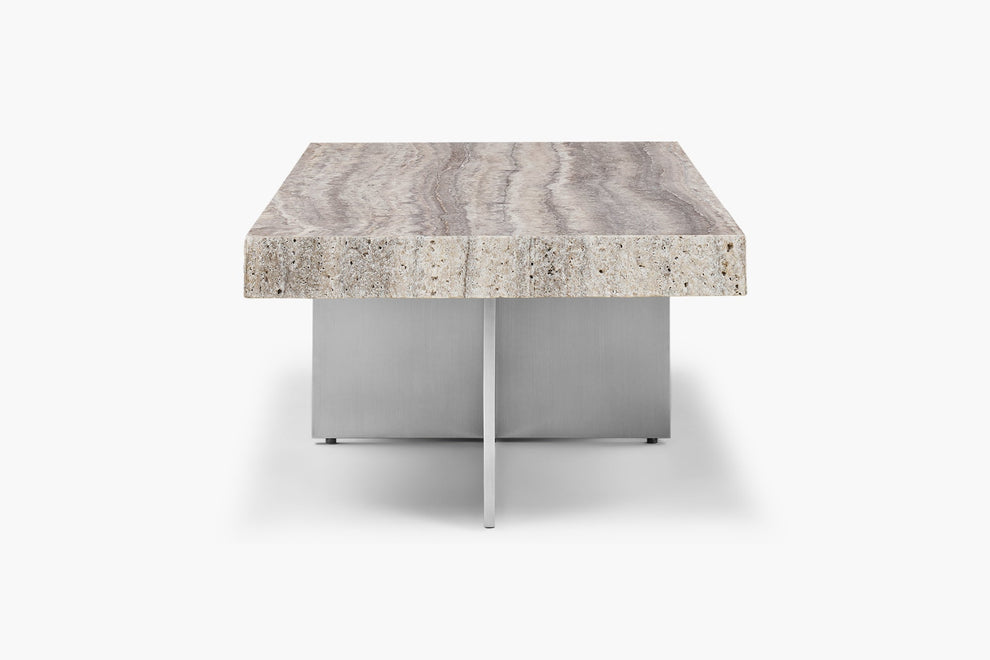 Zaha Travertine Coffee Table