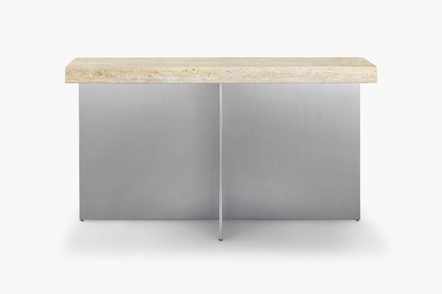Zaha Travertine Console