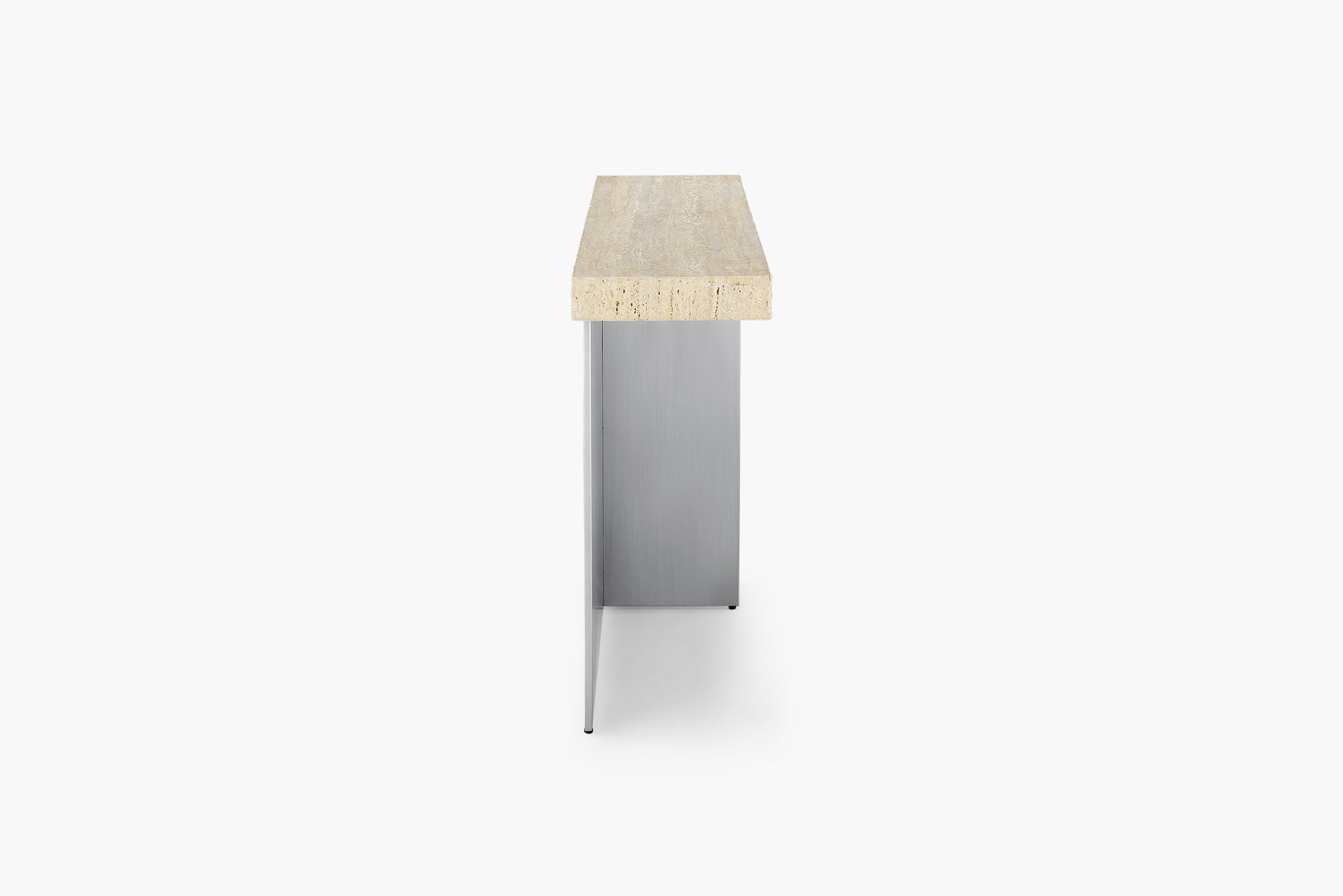 Zaha Travertine Console