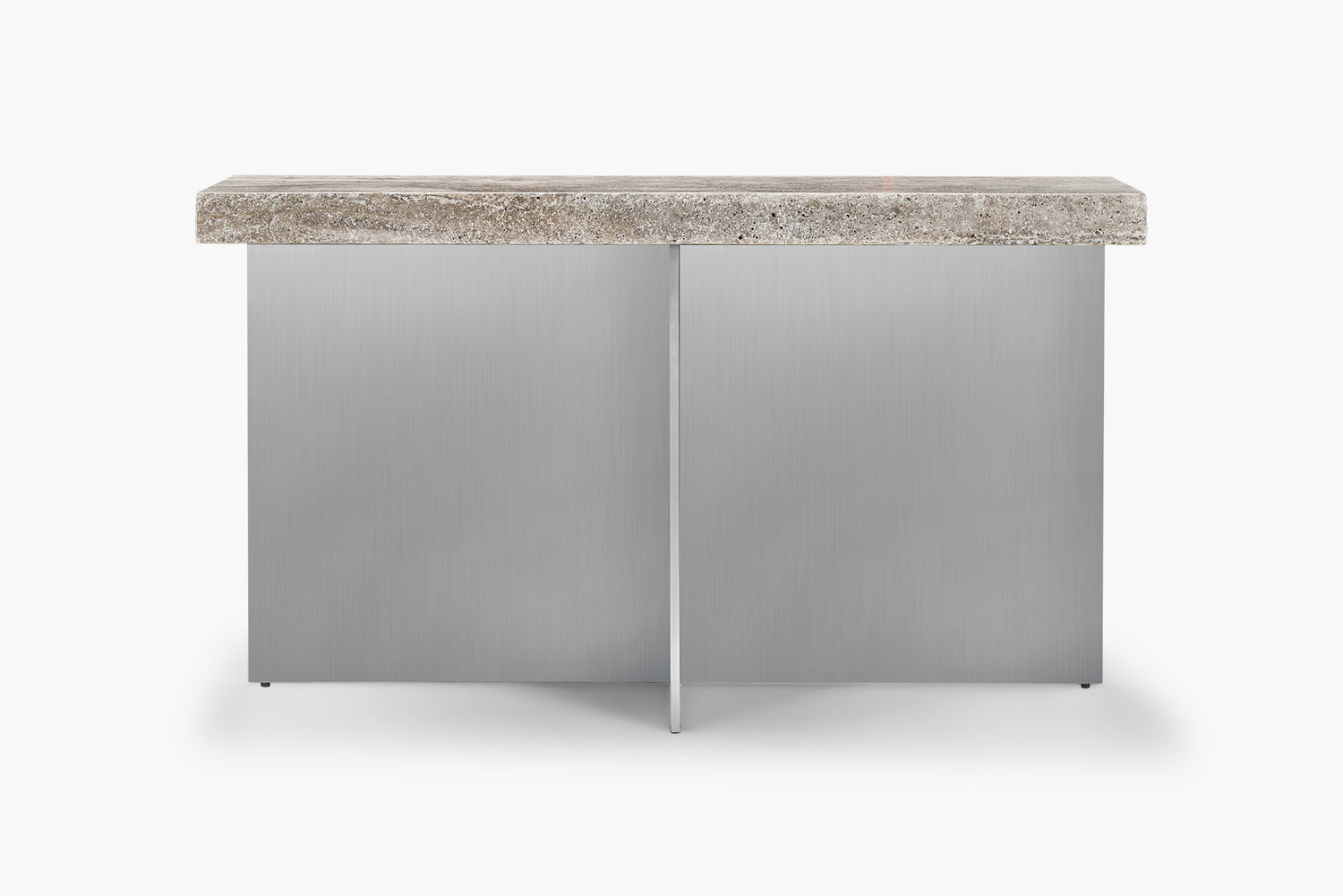 Zaha Travertine Console