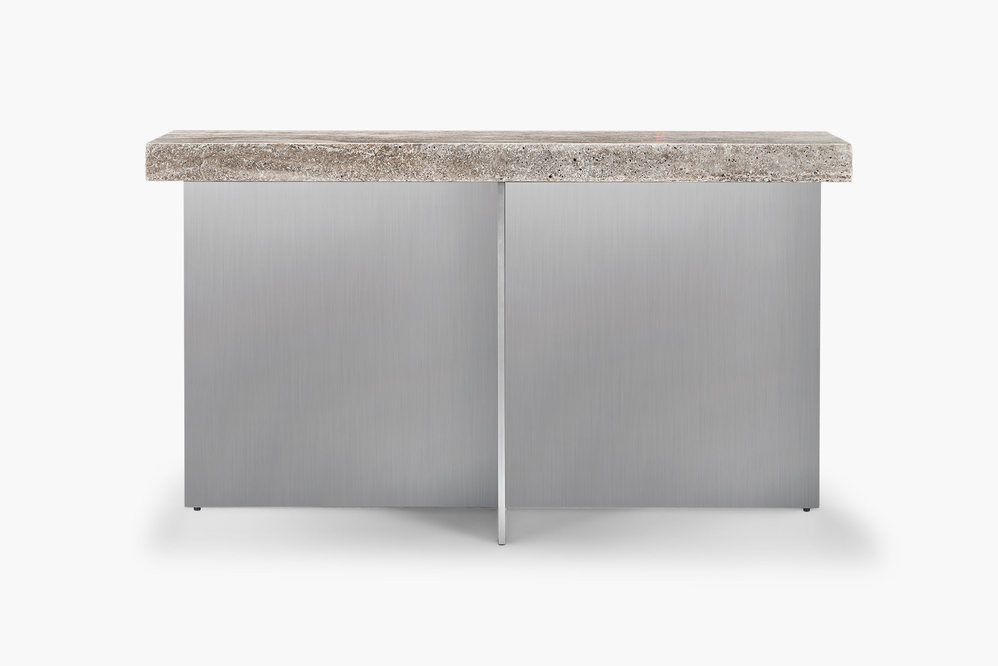 Zaha Travertine Console