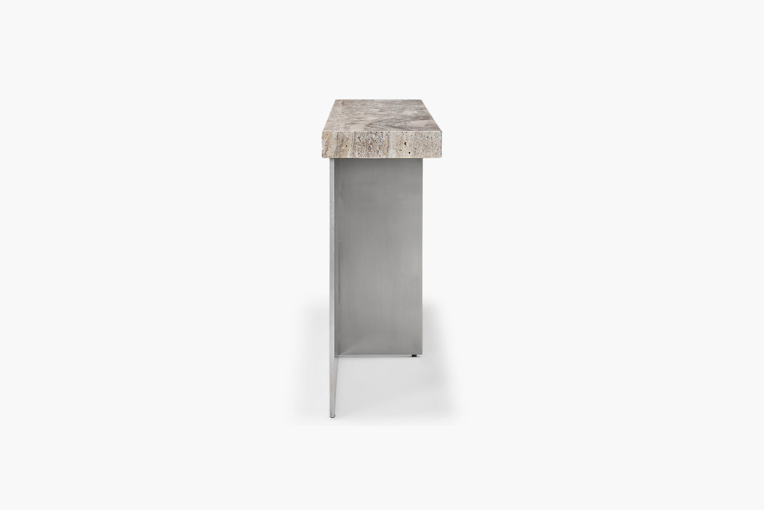 Zaha Travertine Console