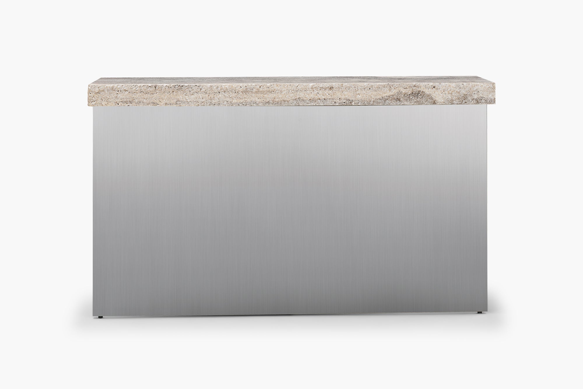 Zaha Travertine Console
