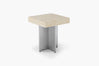 Zaha Travertine Side Table