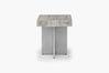 Zaha Travertine Side Table