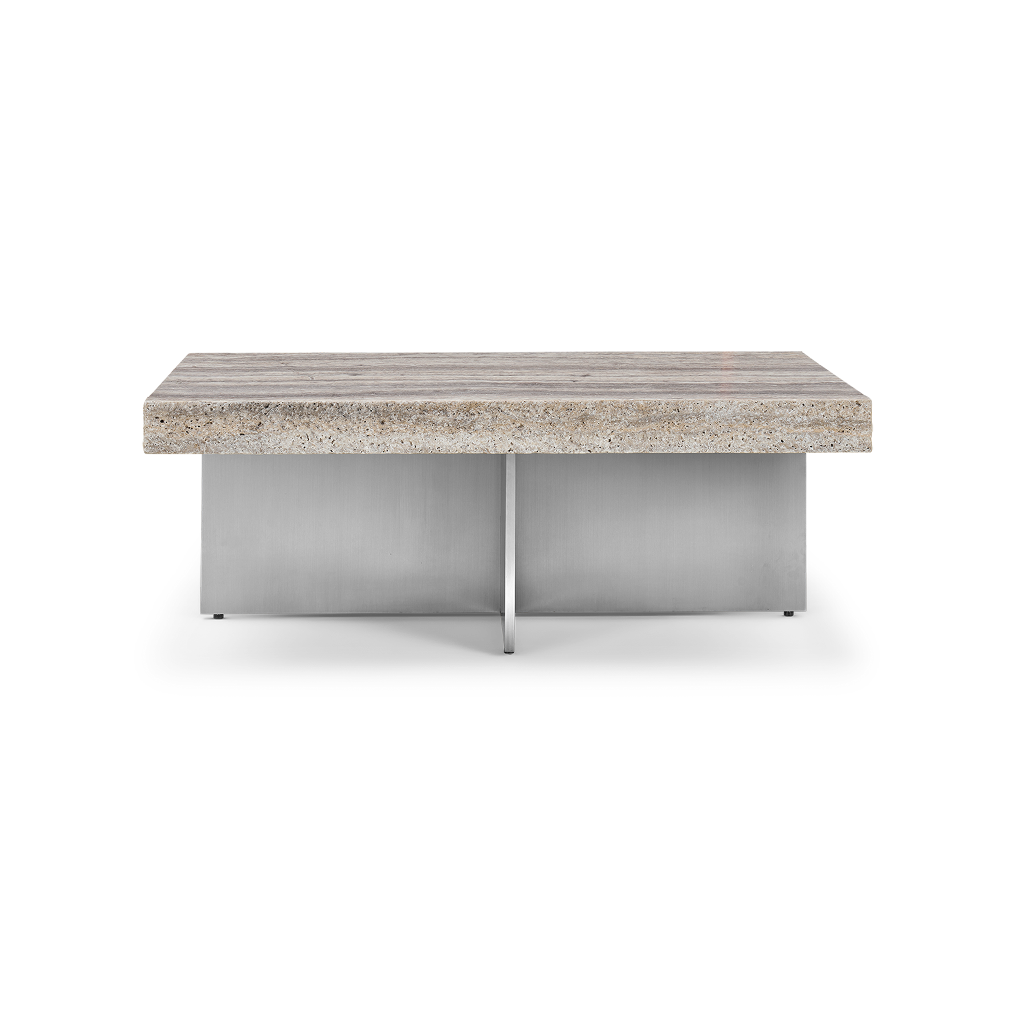 Zaha Travertine Coffee Table