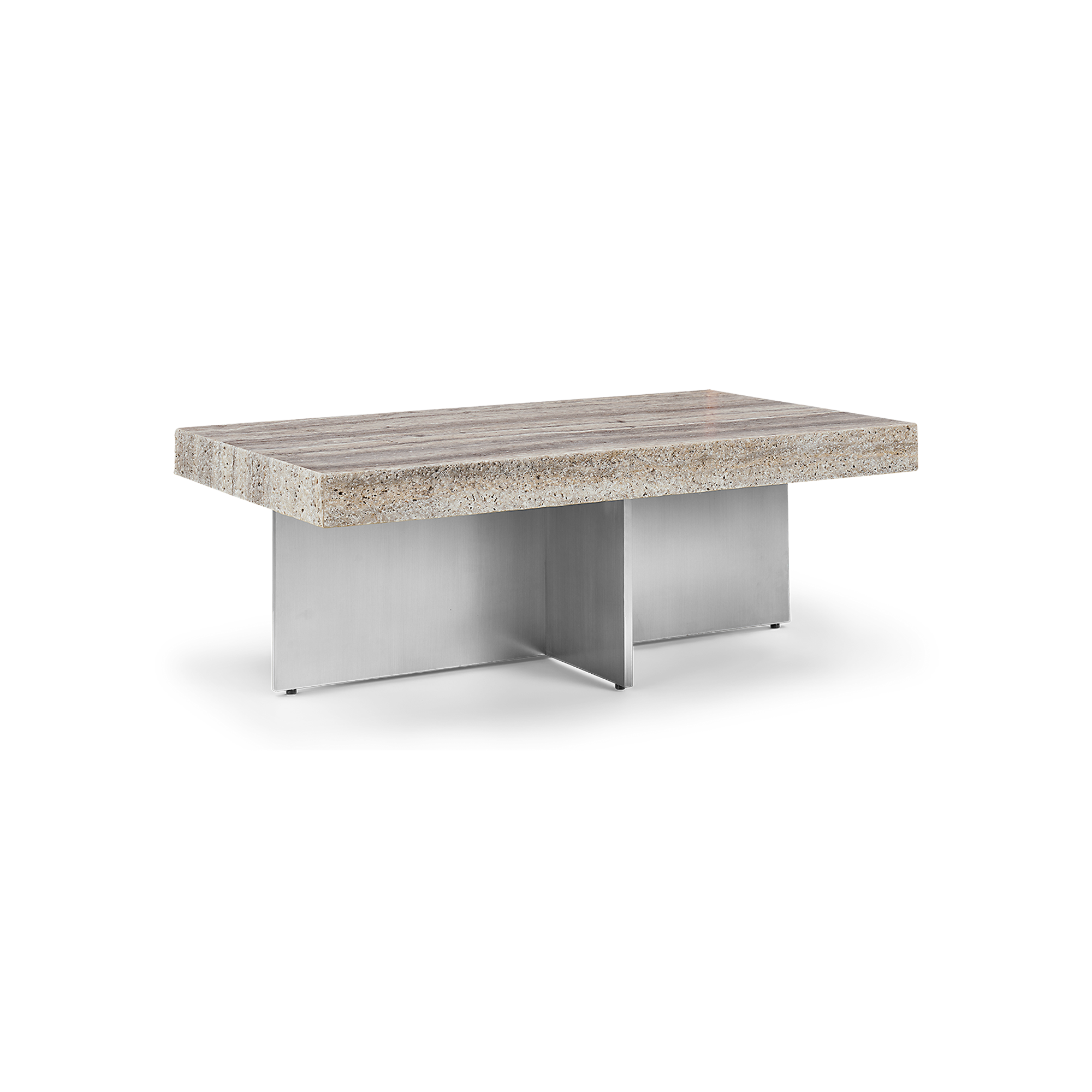 Zaha Travertine Coffee Table