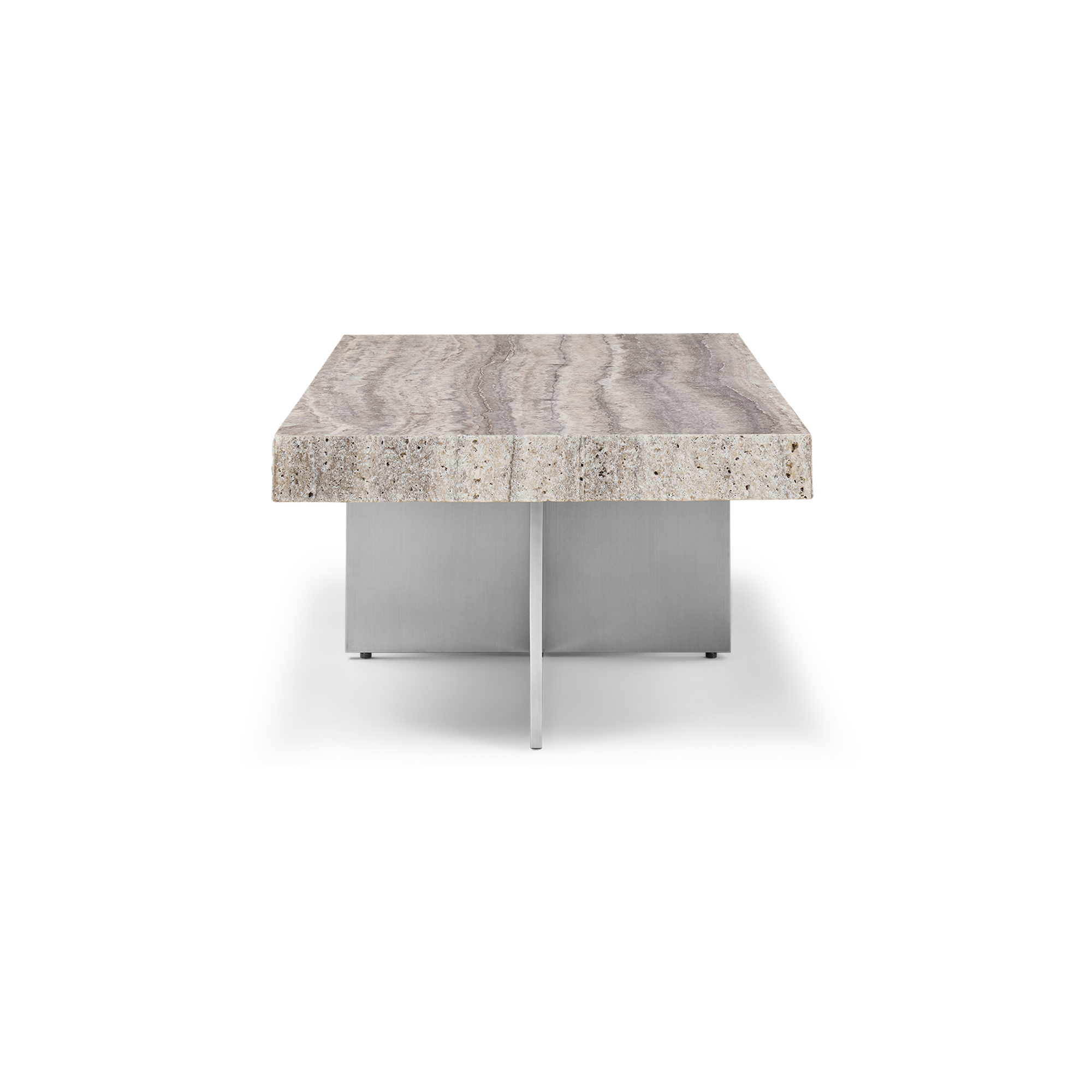 Zaha Travertine Coffee Table