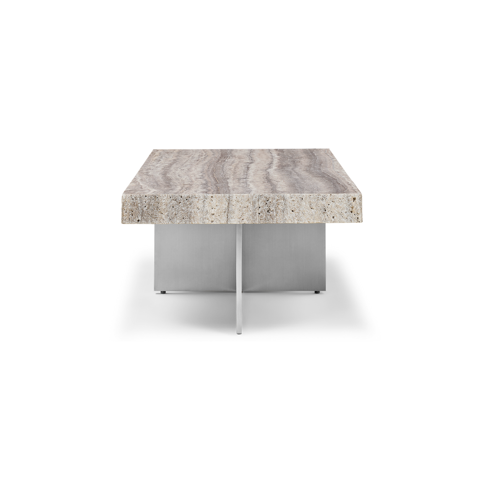 Zaha Travertine Coffee Table