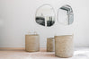 natural shape wall mirrors