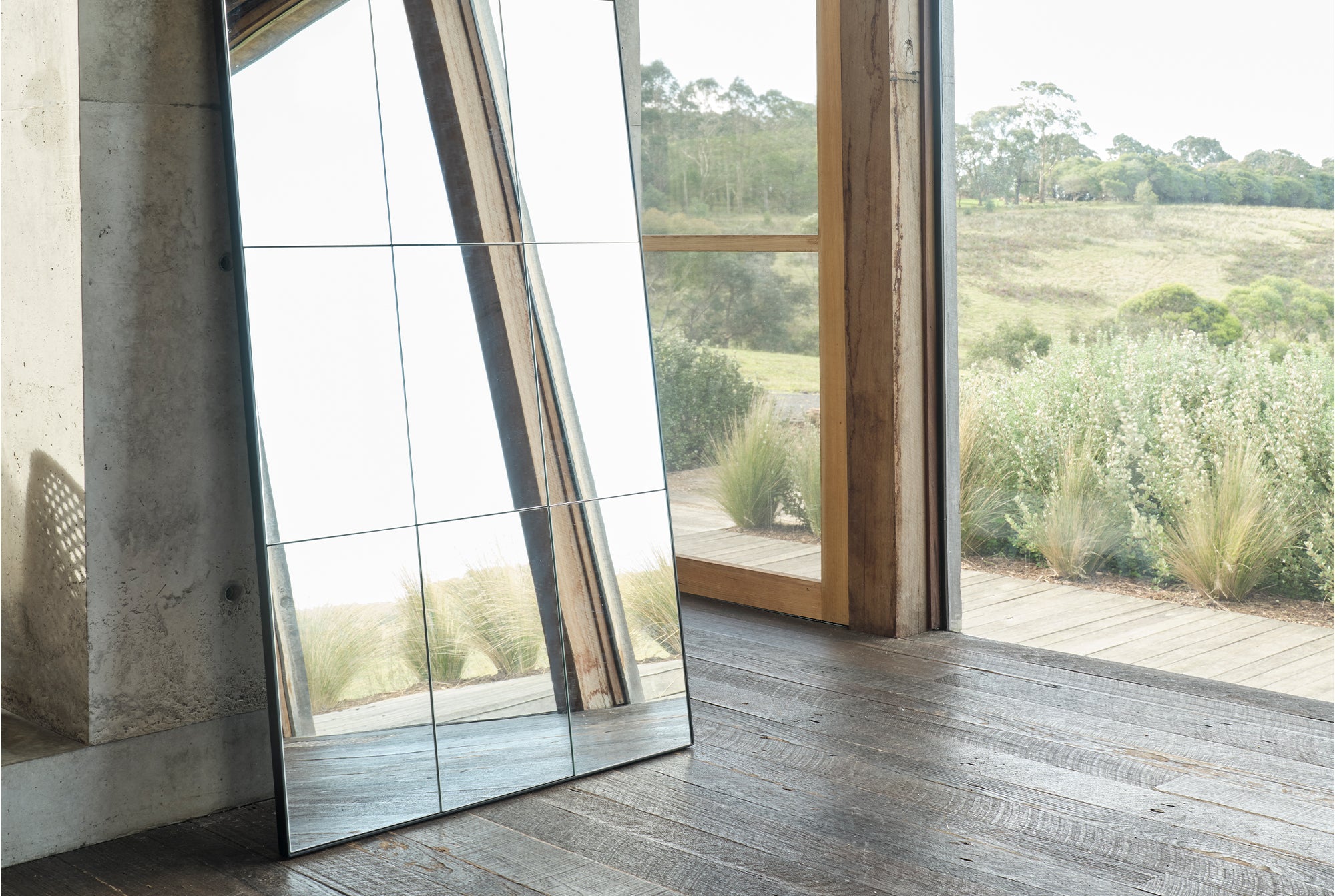 Noho Sectional Plain Glass Mirror