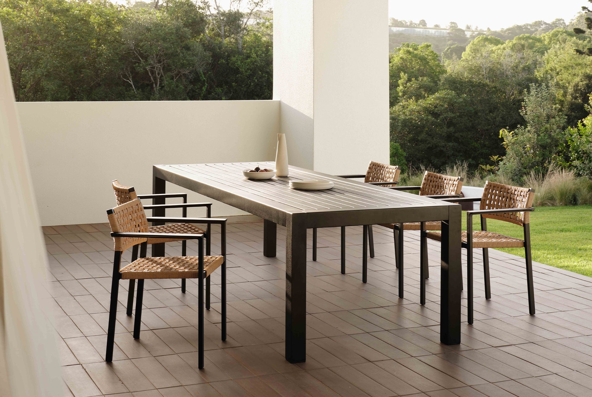 Outdoor couch dining table hotsell