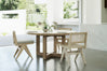 Solid Oak Global Round Dining Table