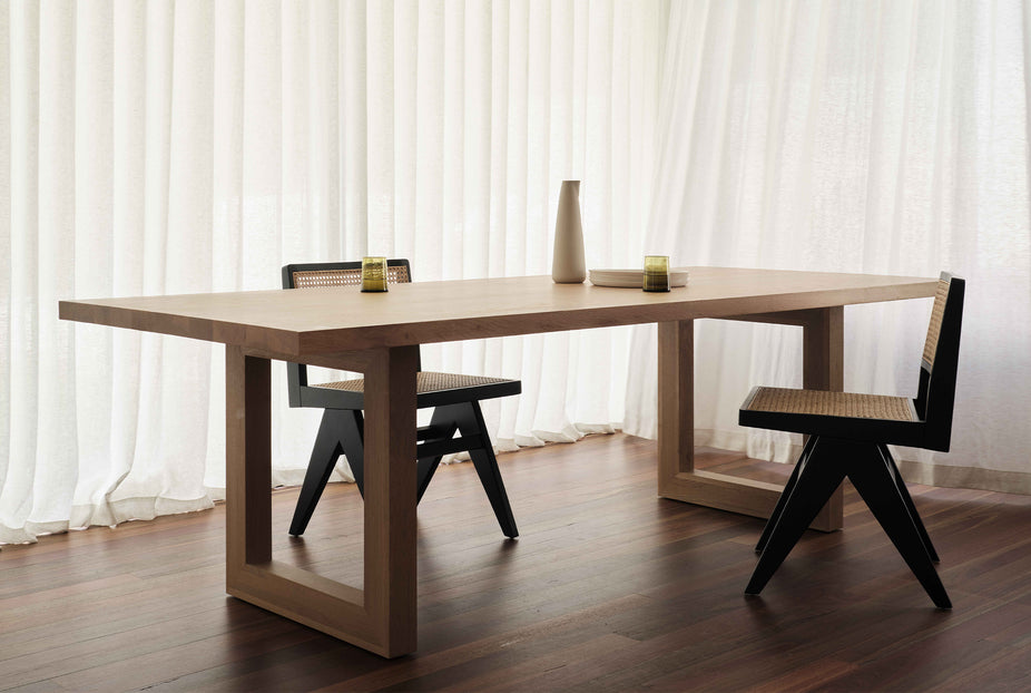 Solid Oak Global Rectangular Dining Table
