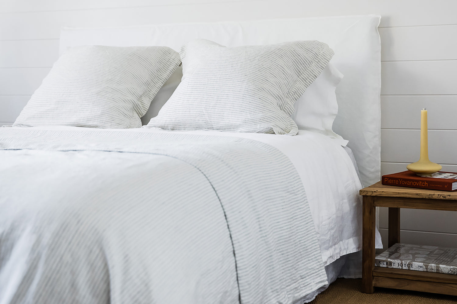 Joe Low Bedhead Cover - Washed Linen