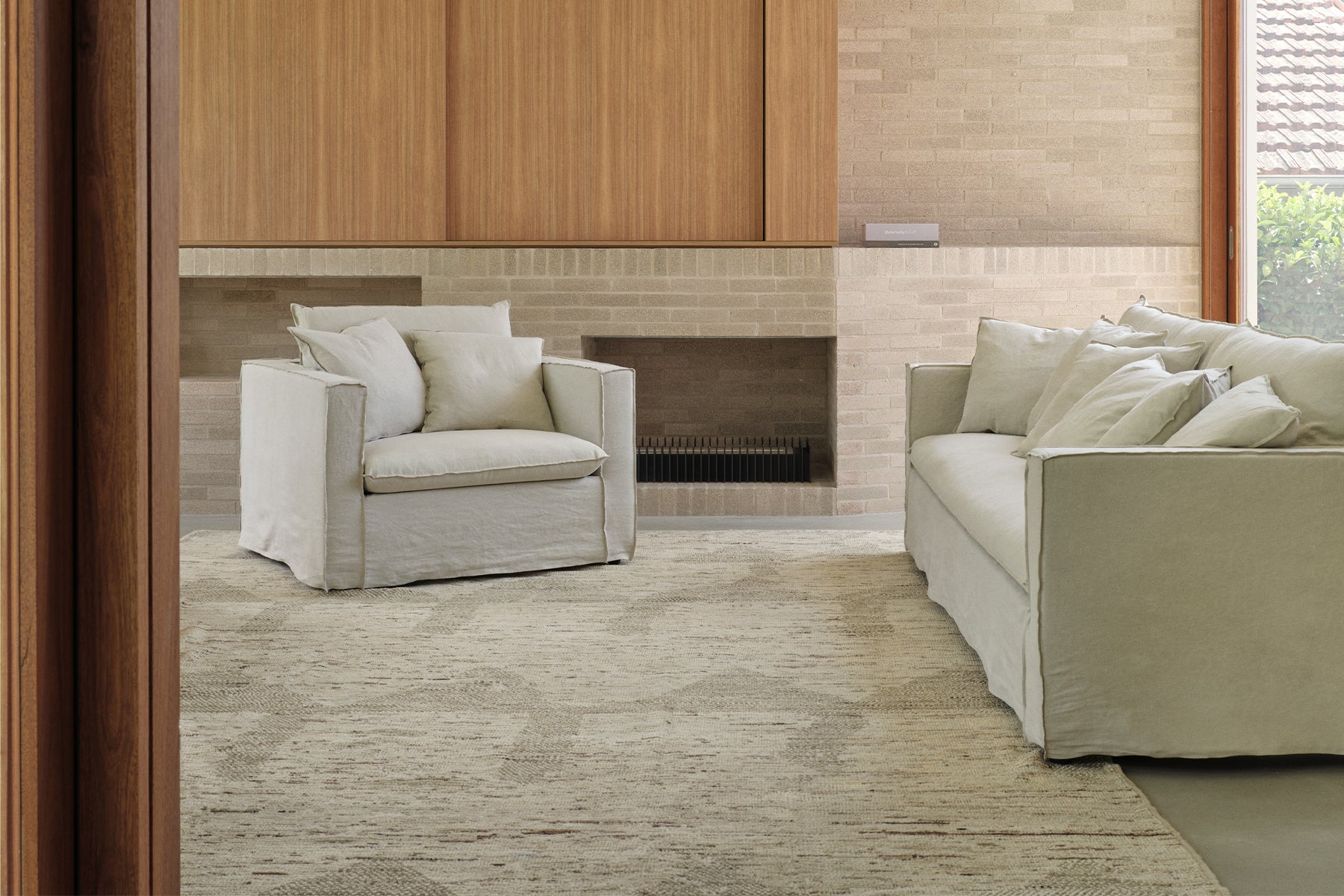 Barni Loveseat Armchair MCM House