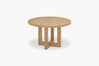 Solid Oak Global Round Dining Table