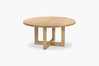 Solid Oak Global Round Dining Table