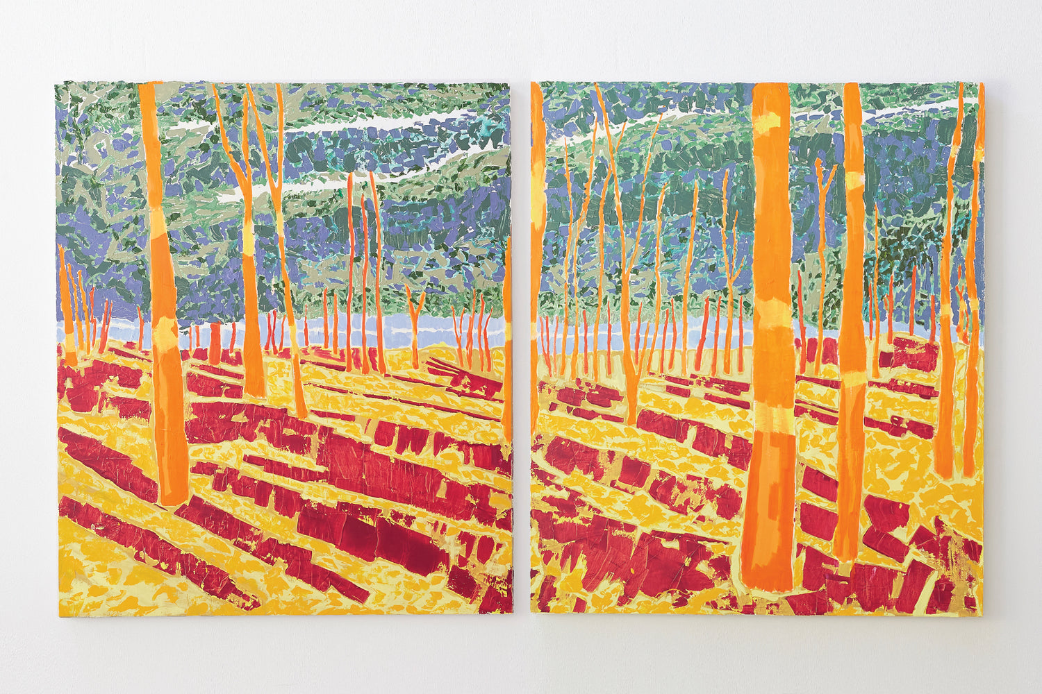 Forest Road (Diptych)
