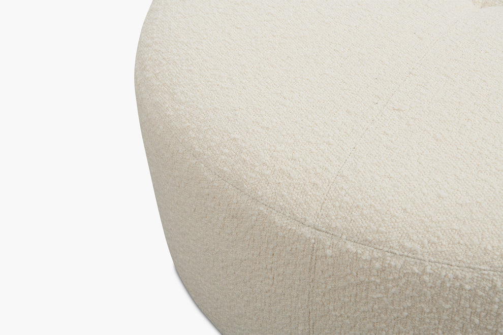 Lennock Round Ottoman