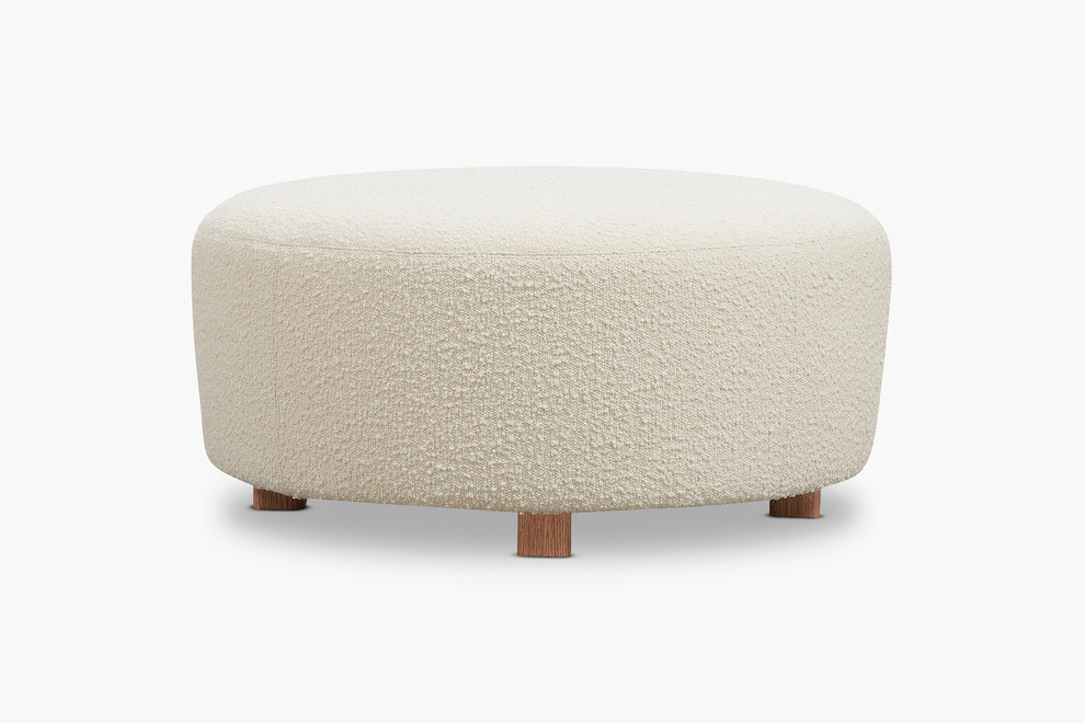 Lennock Round Ottoman
