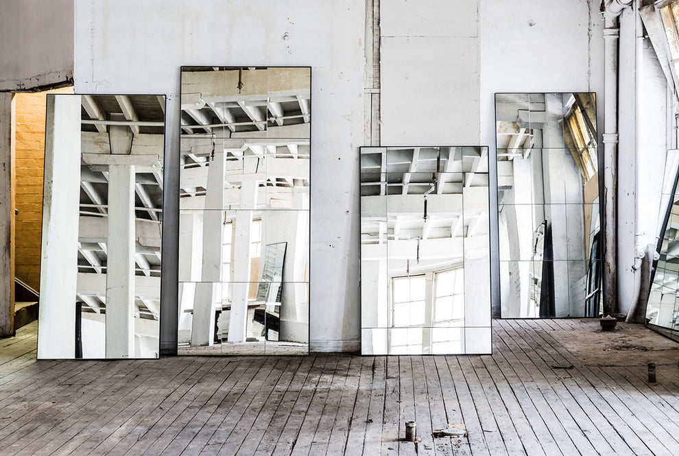 New York Panel Plain Glass Mirror