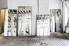 New York Panel Plain Glass Mirror
