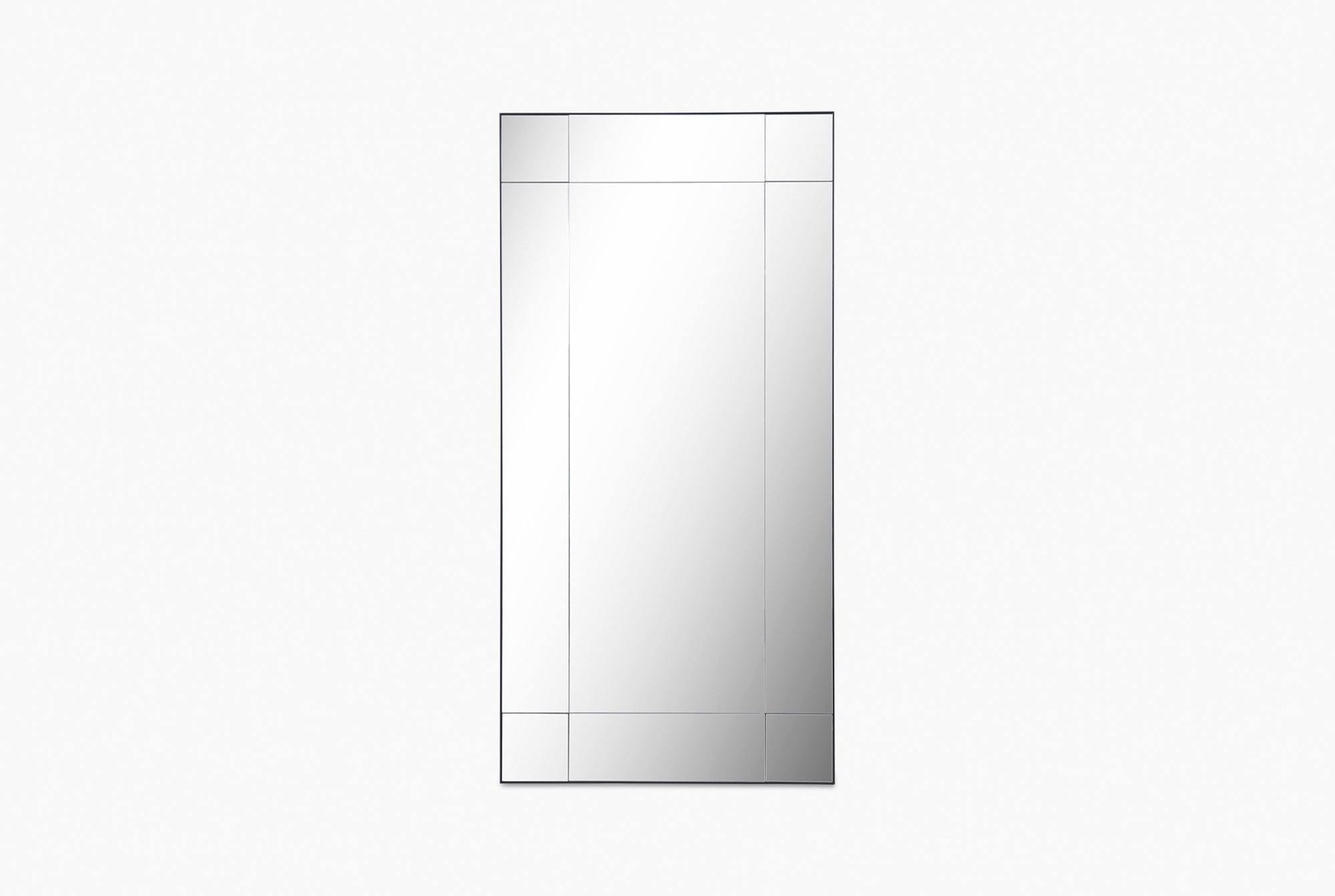 New York Panel Plain Glass Mirror